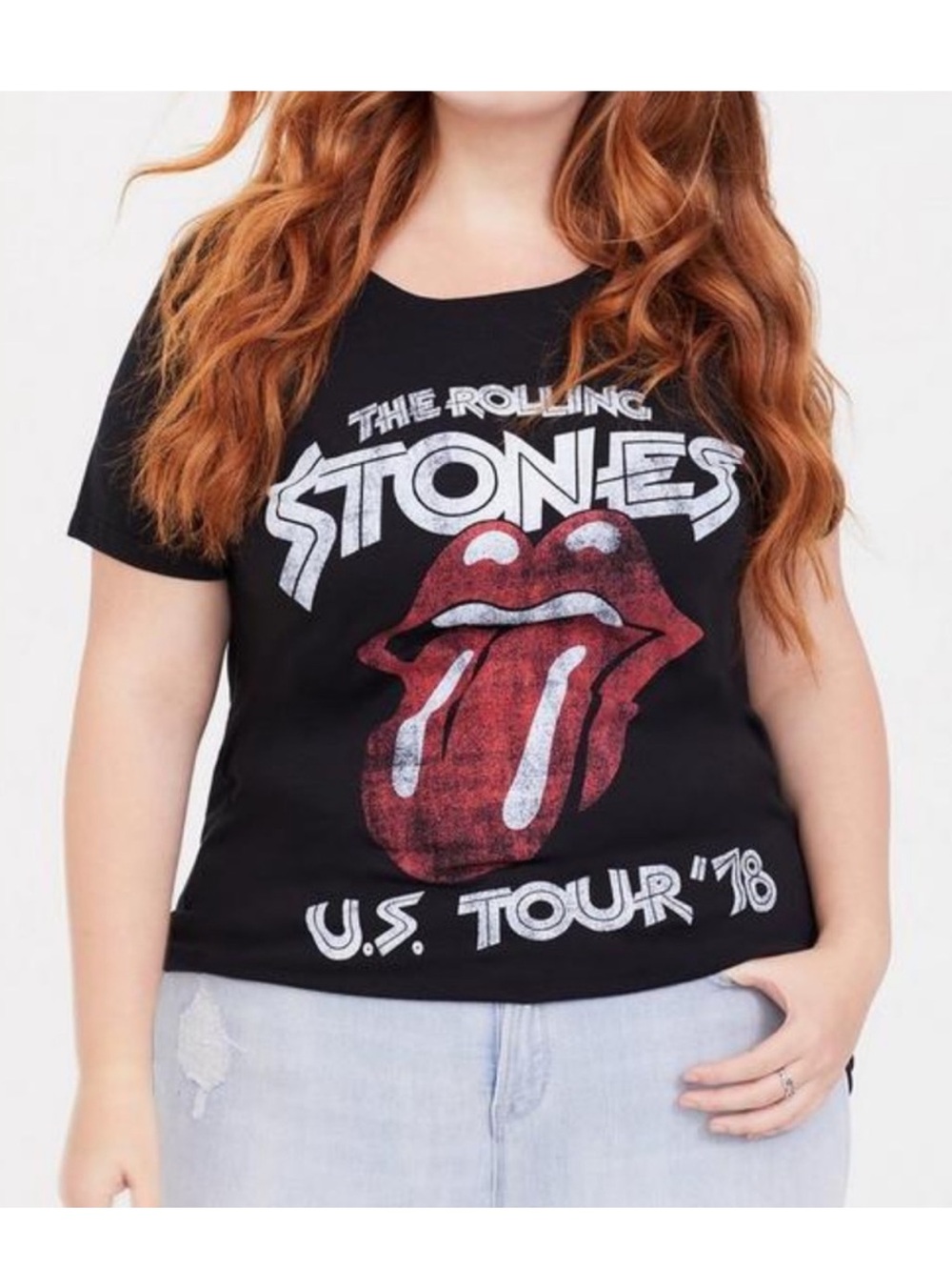 Torrid 2X Rolling Stones Band Tee